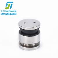 Factory direct sale stainless steel 304 316 single point fixing adjustable wall to glass connector