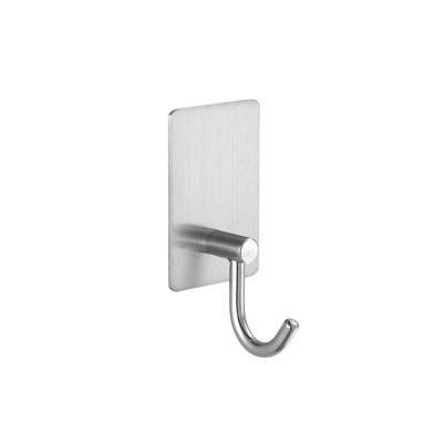 Hotel Shower SUS304 Wall Mount 3M Adhesive No Trace Coat Towel Single Hooks