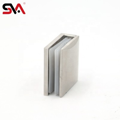 Square shape stainless steel architectural glass railing clamp suppliers shower glass door clamp