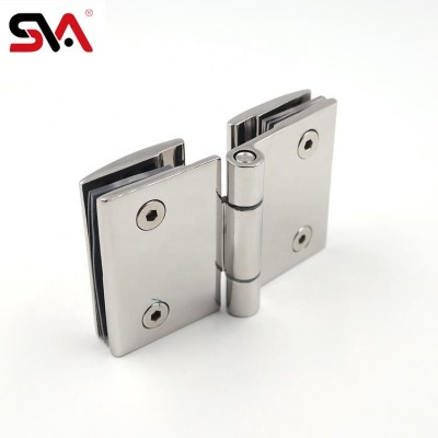 SVA-130 Glass To Glass Restroom Shower Door 304 316 Glass Clamp Hinge