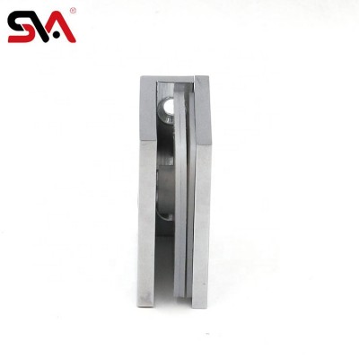 China SVA 90 degree double side glass door pivot hinge for bathroom glass clamp